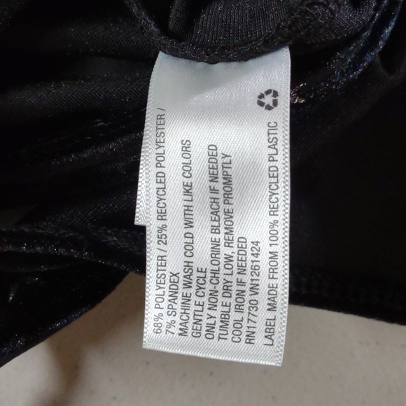 New Wild Fable XL Black Velure with sparkly moon and stars long sleeve bodysuit - Picture 10 of 12